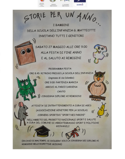 Tempo di storie….scuola dell’Infanzia “Matteotti” Abbiategrasso